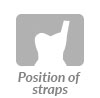 Position of straps